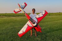 85" SLICK 580-Red/White/Silver 60cc